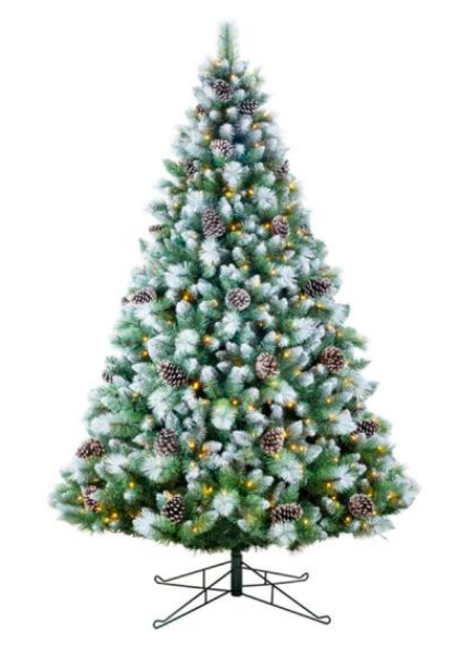 PVC Artificial Christmas Tree With Snow XS-010086