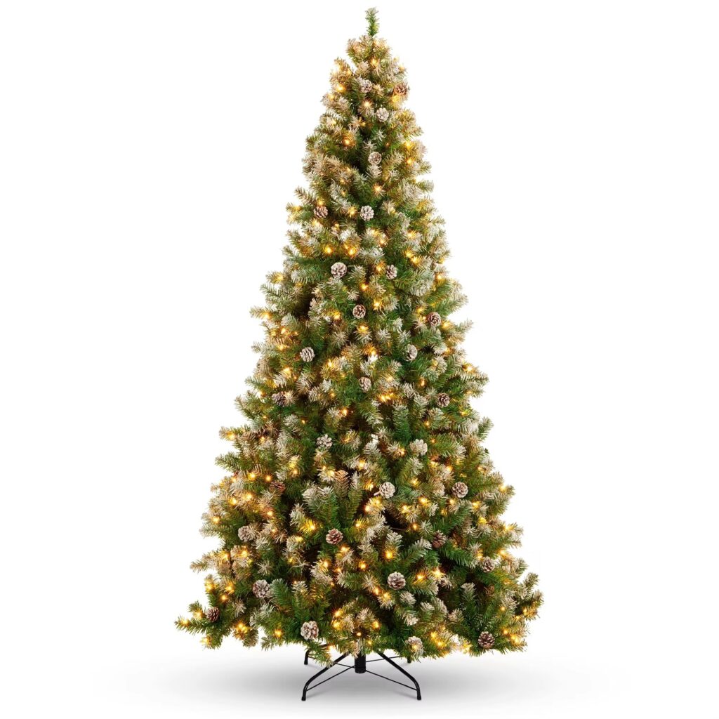 Prelit Snow Artificial Christmas Tree XS-010061