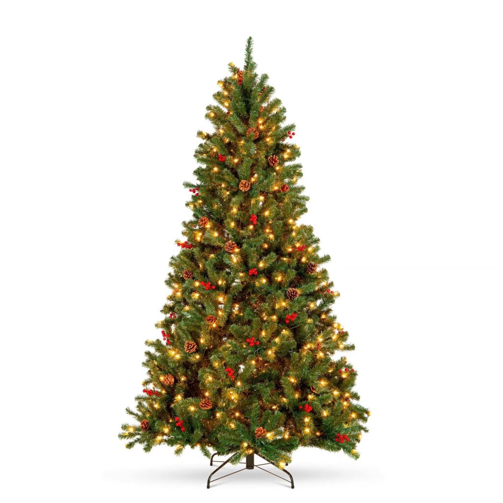 Premium Prelit Artificial Christmas Tree XS-010069