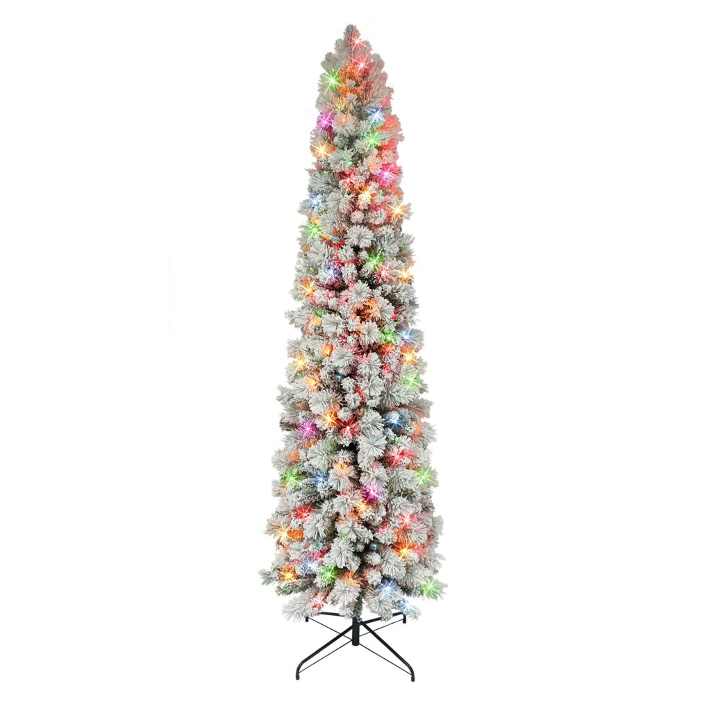 PVC Artificial Christmas Tree With Snow Flocked XS-010108